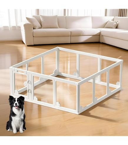 Amazon | fxw AuraSpace アクリル室内用犬用サークル 子犬・小型犬向け